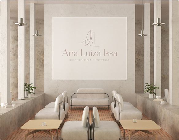 Identidade visual Ana Luiza Issa, Odontologia e Estética
